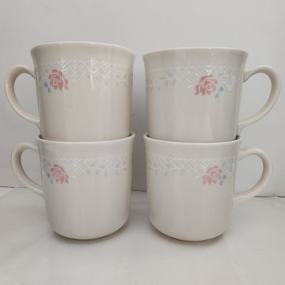 Corelle Blossoms In Lace Tea Cups
